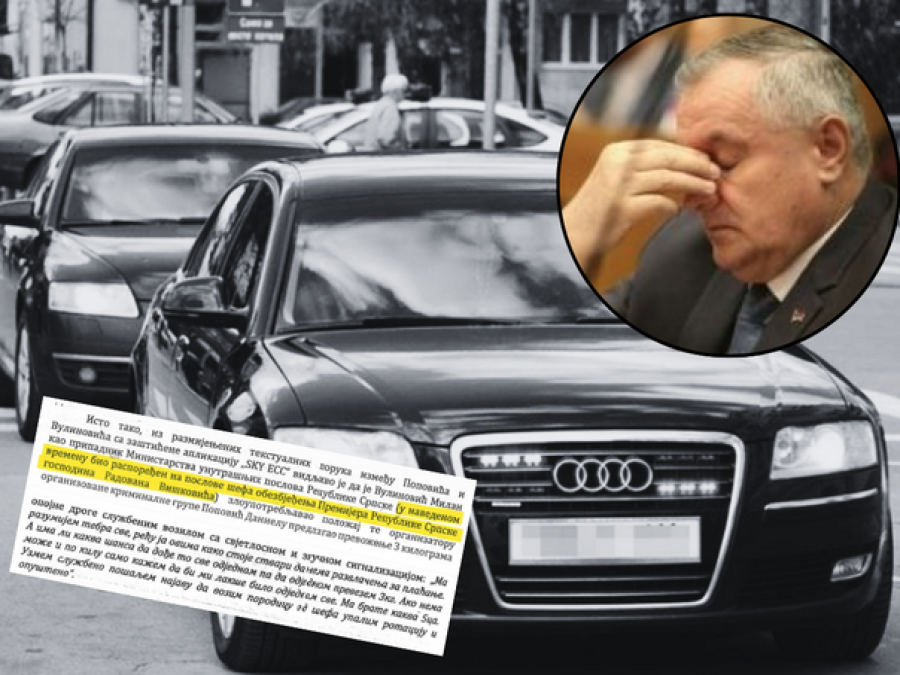 Kako je šef obezbjeđenja premijera RS-a prevozio kokain, detalji šokiraju…