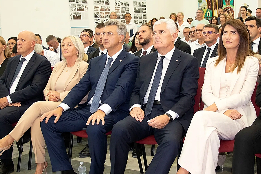 NEUGODNO PITANJE U MOSTARU: Plenković u Mostaru upitan za Dodika, evo šta je poručio…